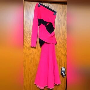 Proenza Schouler NWT 1 Shoulder Cut Out STRETCH BANDAGE TYPE FABRIC DRESS Size S